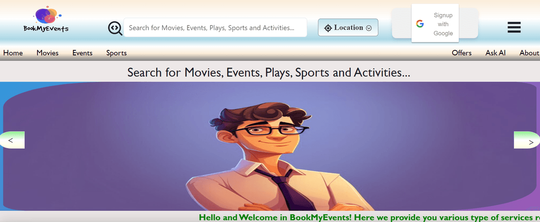 BookMyEvents